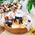 9 Pcs Mini Stuffed Keychains 3.15 Inch Small Plush Bulk Ornaments for Kids Birthday Party Favors Gifts Xmas Tree Hanging Stocking Stuffers (Cat)...