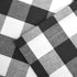 3 Pc Cotton Classic Country Farmhouse Kitchen Window Curtain -Black & White Buffalo Check Tier & Valance Set, 54" x 18" / 27" x 36"...