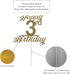 3rd Birthday Cake Topper, Birthday Party Decorations with Premium Gold Glitter...