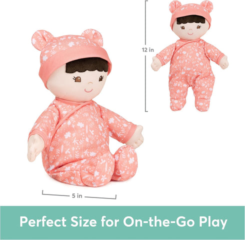 GUND Baby Sustainable Baby Doll, Plush Doll Made from Recycled Materials, for Babies and Newborns, Poppy, 12”...
