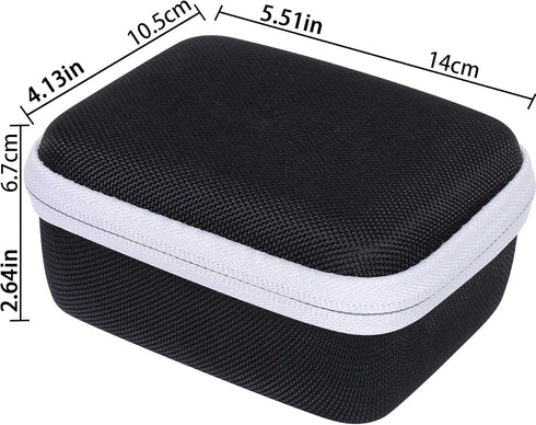 co2CREA Hard Case Compatible with Bushnell Golf Wingman Mini GPS Speaker (Black/Silver)...