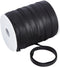 GORGECRAFT 87.5 Yards/ 80m Satin Bias Tape 10mm Double Fold Bias Tape Black Binding Bias Ribbon for Home DIY Garment Sewing Seaming Hemming Piping...