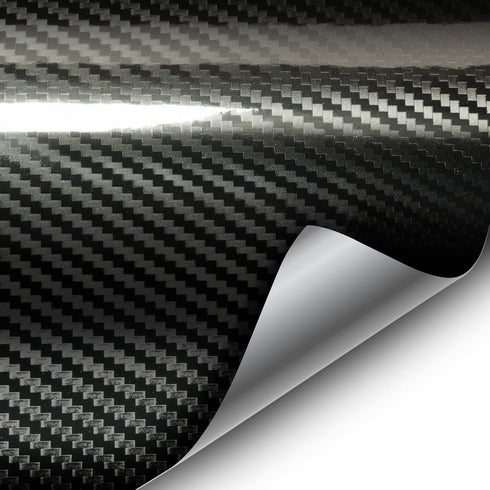 VViViD Epoxy High Gloss Carbon Fiber Architectural Vinyl Wrap (1ft x 5ft, Black) Interior Use Only...
