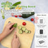 Small Bamboo Wood Cutting Board 8"Mini Lightweight Wooden chopping boards for Fruit, Vegetable, Camping Trip....