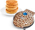 DASH Mini Maker for Individual Waffles, Hash Browns, Keto Chaffles with Easy to Clean, Non-Stick Surfaces, 4 Inch, Orange Leopard...