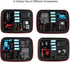 HSU Middle Protective Carrying Case for GoPro Hero 12, 11, 10, 9, 8, Hero 7 Black, Hero 6,5, 4 Black and Accessories, Compact and Safe Action Came...