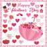 Summer Umbrella Heart Cutouts - 102Pcs Happy Valentine's Day Love Flowers Chocolate Bulletin Board Cutouts Classroom Decoration Umbrella Heart Tri...