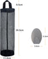 Mesh Garbage Bag Sulimy Plastic Bag Holder Dispensers 2pcs Folding Hanging Storage Trash bags Holders Organizer Recycling Grocery Pocket Container...