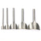 Yaetek 5 Sizes DIY Leather Craft Arc-Shaped Punch Cutter Tools 10mm, 20mm, 30mm, 40mm, 50mm Belt Strap Wallet Bag End...