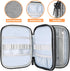 ProCase Crochet Hook Case (up to 6.5 Inches), Travel Organizer Zipper Bag for Various Crochet Hooks, Circular Knitting Needles and Other Accessori...