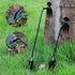 2PCS Weed Puller Tool,Garden Weeding Artifact Uprooting Weeding Tool 4 Teeths Dual Purpose Manual Weeders Tool with Multifunctional Handle Weeder ...