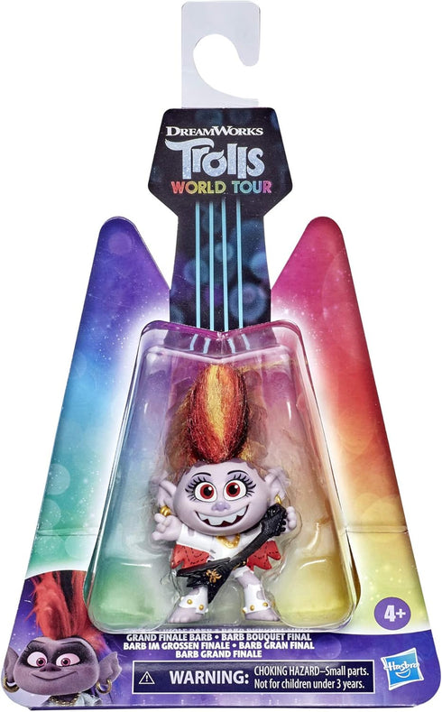 Trolls DreamWorks World Tour Grand Finale Barb, Collectible Doll with Guitar Accessory, Toy Figure Inspired by The Movie, Kids 4 and Up...