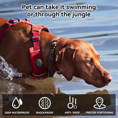 Airtag Dog Collar Holder 2 Pack,Super Waterproof Mount for Apple AirTag,Fits All Pet Width Collars,AirTag Holder Case for Small Medium Large Dogs....