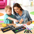 Acrylic Paint Set,39 PCS Artist Painting Supplies with 24 Rich Pigment Color,12 Brushes,Palette,Paint Art Knife & Sponge,Art Craft Paints for Kids...
