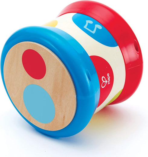 (Baby Drum) - Hape Baby Drum Colourful Rolling Drum Musical Instrument Toy For Toddlers, Rhythm & Sound Learning, Battery Powered (E0333)...