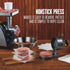 Weston Burger Press, Makes 4 1/2" Diameter Patties for Hamburger, Crab Cakes, Sausage, 1/4lb to 3/4lb, with Spring Ejector for Easy Removal, Singl...