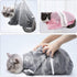 2Pcs Cat Bathing Bag Cat Shower Bag Cat Washing Bag Cat Bathing Restraint Cat Grooming Bag Cat Restraint Bag Adjustable Cat Bag for Bathing (Gray ...