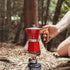 GROSCHE Milano Stovetop Espresso Maker Moka Pot 3 espresso Cup - 5oz, Red - Cuban Coffee Maker Stove top coffee maker Moka Italian espresso greca ...