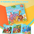 AMOR PRESENT Magnetic Puzzles for Kids, Travel Puzzles Book Learning Magnet Toys for Toddlers Gifts...
