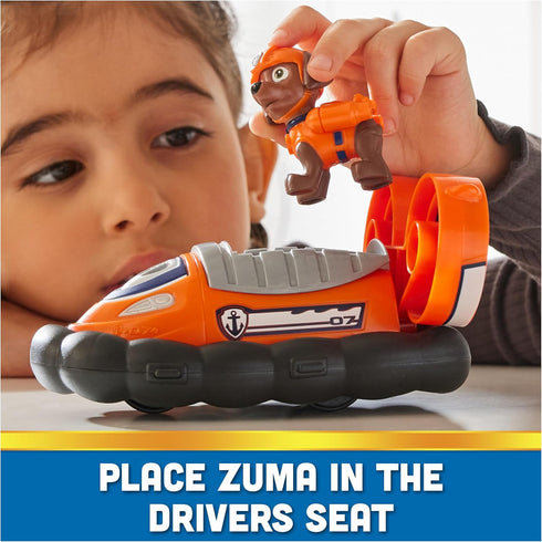 Paw Patrol, Zuma’s Hovercraft, Toy Vehicle with Collectible Action Figure, Sustainably Minded Kids Toys for Boys & Girls Ages 3 and Up...