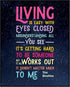 Posterizer 1 pcs-Living Is Easy With Eyes closed-Strawberry Fields Forever-The Beatles Poster-Musical Art Collection-Quotes-Gift for Music Fans- u...