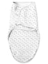SwaddleMe Luxe Easy Change Swaddle, Ellie Elephant/Triangle Grey, Small/Medium (0-3 Months)...