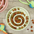 Juvale Interactive Dog Bowl, Spiral Slow Feeder Pet Dish (Pink and Green)...