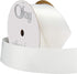 Berwick Offray 1.5" Single Face Satin Ribbon, White, 25 Yds...