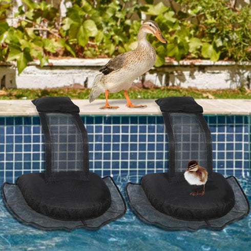 MorTime 2 Pack Animal Saving Escape Ramp, Swimming Pool Floating Animal Saver Rescue Tool for Outdoor Critter Frog Chipmunk...
