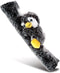 DolliBu Black Penguin Plush Car Seatbelt Cover - Soft Fluffy Cushion Support for Safety Seat Belt Strap Cover, Decorative Wild Life Stuffed Animal...