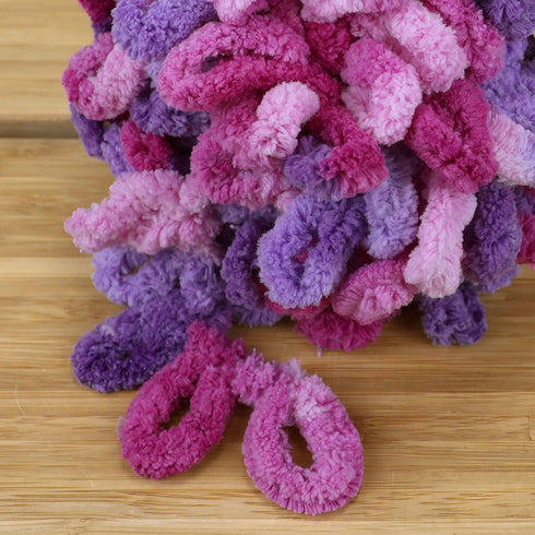 JubileeYarn Fun Finger Loops Yarn - Jumbo Polyester - 100g/Skein - Nyx - 3 Skeins...