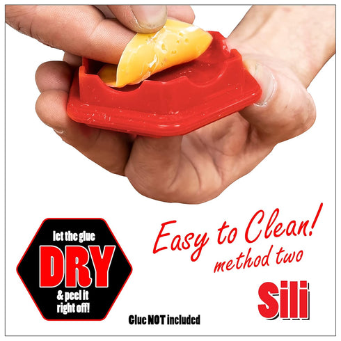 Sili Glue Pod with Multi Purpose Sealable Lid/Glue Brush Holder • Made from Adhesive Resistant Silicone...