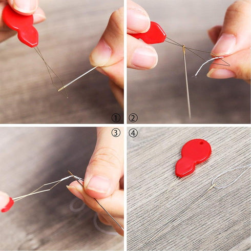 40 PCS Beading Needles, Seed Beads Needles Extra Fine Thin Beading Embroidery Needles Long Straight Beading Thread Needles for Bracelets Jewelry M...