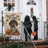 Halloween Garden Flags for Outside 12x18 Inch Double Sided Burlap, Trick or Treat Dachshund Garden Flag Halloween Dog Skeleton Decorations for Hom...