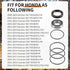Rear Left Axle Wheel Bearing & Seals for Honda Rancher 350 400 Foreman 400 450 500 Rubicon 500 520 TRX350 TRX400 TRX420 TRX500 TRX520 1995-2024...
