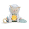 Ingenuity Calm Springs Plush Activity Pal BPA-Free Cloud Teether, Multi-Texture Fabrics, Sheppy...