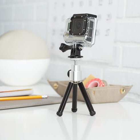 Amazon Basics Lightweight Mini Tripod, Black...