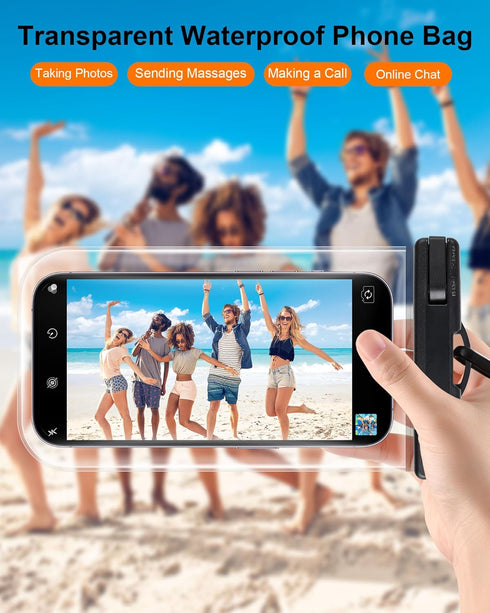 2024 Waterproof Phone Pouch: 3 Pack Cruise Ship Essentials Must Haves Dry Bag for Vacation Beach Travel Kayak Accessories, Water Proof Phone Case ...