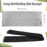 African Bath Sponge Long Net Exfoliating Shower Body Scrubber Flat Back Scrubber Foot Scalp Scrub Dead Skin Removal Skin Smoother for Men Women (B...