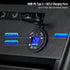GemCoo 12V USB C Charge Socket, Dual 45W PD 18W QC3.0 12V USB Car Charge Outlet with Switch Voltmeter, Waterproof Fast Car Charger for for Car Boa...