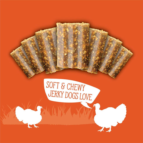 Evolve Grain Free Turkey, Pea, and Berry Jerky Bites Dog Treats...