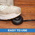 Iron Forge Cable 3 Outlet Foot Switch Extension Cord 15 ft, 13 Amp Black Extension Cord with Foot Tap Switch, 16/2 Indoor Lamp Cord Great for Smal...