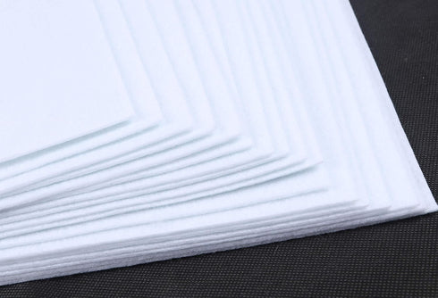 YYCRAFT Stiff Felt Sheets Thick Felt 9 Inch X 12 Inch - 15 Pcs Pack, White...