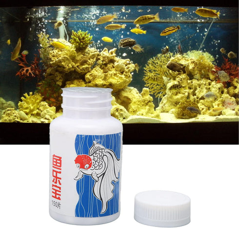 150 Tablets Aquarium Water Conditioner, Professional Water Conditioner Treatment Fish Tank Water Purifier for Aquariums Remove...