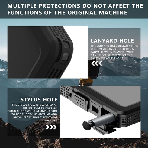 for Samsung Galaxy S24 Ultra Waterproof Case, Dropproof Shockproof Protective Cover for Galaxy S24 Ultra, IP68 Full Sealed Waterproof Case for Sam...