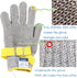 Dowellife Level 9 Cut Resistant Glove Food Grade, Stainless Steel Mesh Metal Glove Knife Cutting Glove for Butcher Meat Cutting Oyster Shucking Ki...