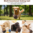 Dog Chew Toys, Treat Dispensing Dog Toys for Refillable Homemade Freezable Food to Keep Them Busy, Durable Puzzle Toys to Reduce Anxiety, Interact...