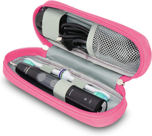 Toothbrush Travel Case Compatible with Philips Sonicare DailyClean 1100, ProtectiveClean 4100/5100/6100/6500, Sonicare ExpertClean 7500 and More.(...