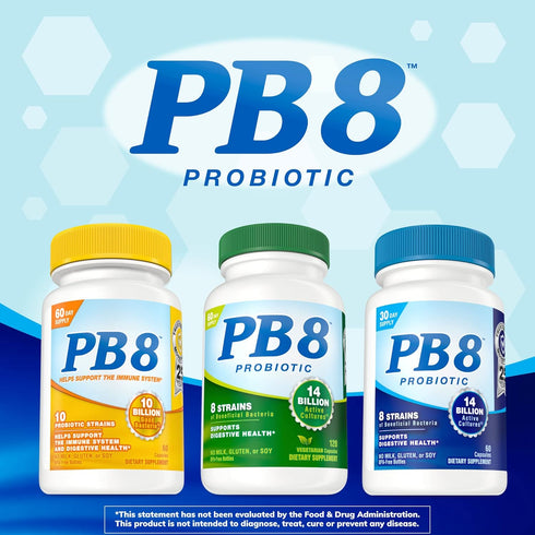 Nutrition Now PB 8 Probiotic Acidophilus For Life* Vegetarian Dietary Supplement for Men and Women, 120 Count...