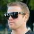 ShadyVEU Oversized Super Dark Lens Square Sunglasses Flat Top Large Black Out Shades for Migraines, Light Sensitivity...
